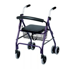 4-Rad-Gehwagen mit Druckbremsen