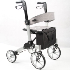 Nitro Outdoor Faltbarer Rollator Walker mit verstecktem Kabel und großen Rädern